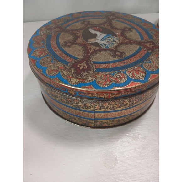 Vintage tin lot Hostess Cake Continental Baking, Thorne, Atlantic Can Co, Jasper - Picture 3 of 10